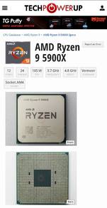 RYZEN 9 5900X Processor