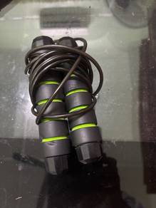 Jump rope with black handle