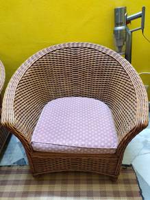Rattan 1 Seater Sofa