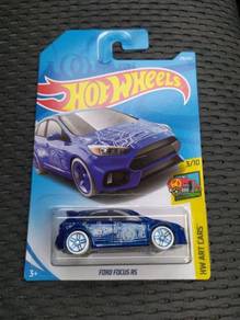 Hotwheels Ford Focus RS Blue