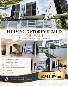 Semi-Detached House For Sale in Kuching,SWK