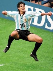 Rare Jersey Argentina Worldcup 1998 Ortega No 10