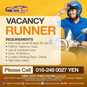 Runner / dispatch (cheras)