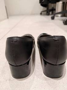 Clarks Iridessa May Pump-Black Leather