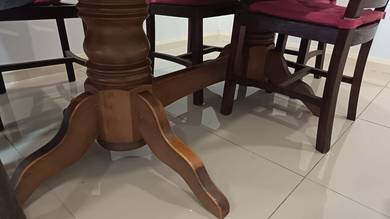 solid wood table