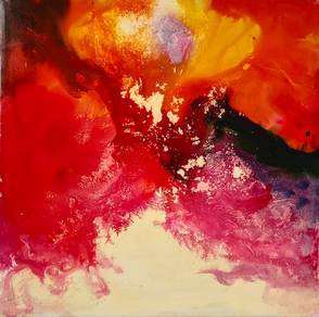 Radiance in Motion II- Acrylic Oil Painting