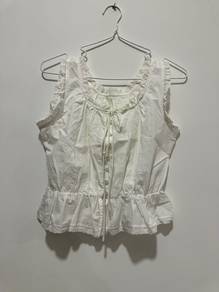 EGGKA Korean style white top