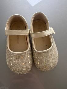 Shiny baby girl shoes