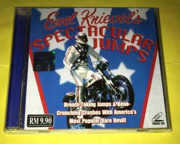 EVEL KNIEVEL’S SPECTACULAR JUMPS VCD VIDEO Cd