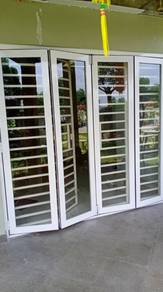 Pintu Lipat car porch  (Aluminum-Kace)