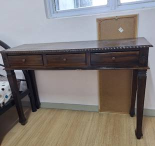 Teak  Wood Console Table