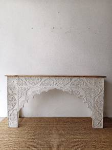 Hand carved Console Table
