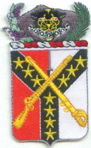61st Cavalry Regiment Coat of Arms US Army Patch