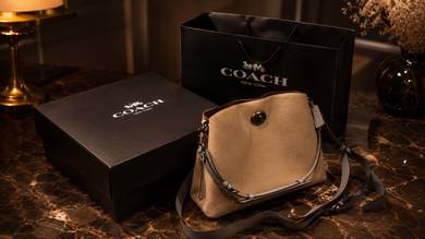 Coach Handbag Leather Willow Original