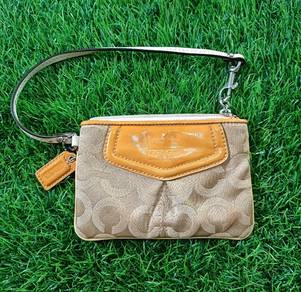 Coach Original monogram wristlet 