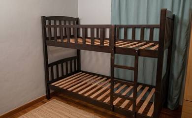 Solid Wood Double Decker Bed Frame