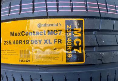 235 40 19 CONTINENTAL MC7 Tayar Tyre New 2026
