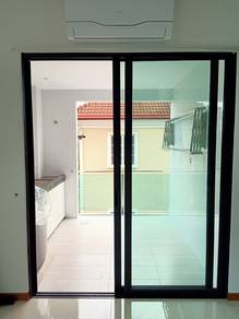 21) Pintu Sliding  balkoni (Aluminium-Kace)