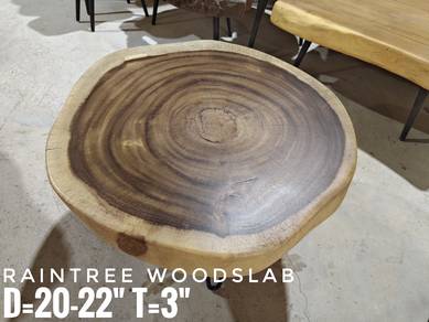 Coffee Table Side Table Raintree Solid Wood Slab