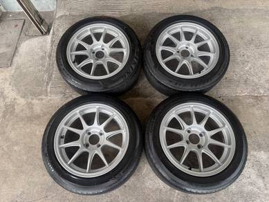 Rim wedsport tc105n 15 inch 7.5jj siap tayar
