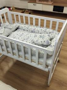 Bed frame and mattress for newborn