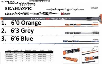 Seahawk GACHIRI SOLID CARBON Jigging Rod 2019