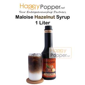 Maloise Hazelnut Syrup 1 liter Halal