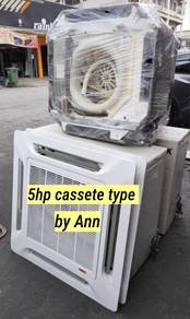 Aircond 5hp cassette type ii