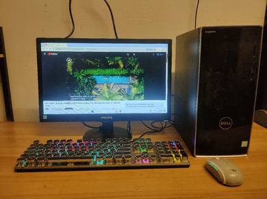 Computer desktop set i3-7100 ram 8gb