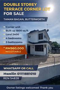 2-storey Terraced House For Sale in Butterworth,PNG