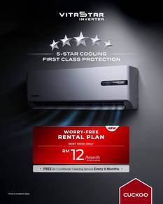 Aircond Vita 5 Stars Cuckoo Promo VQ213