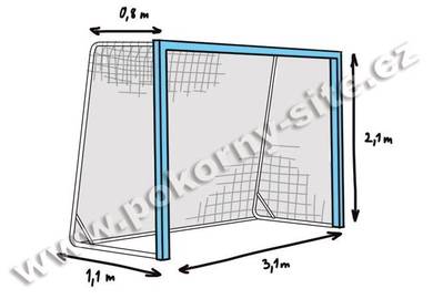 futsal goal 3m x 2m