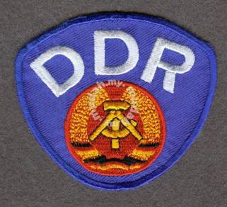 1974 DDR Away WC East Germany Football Patch Badge