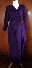 Rich Dark Purple Gown ( NEW )