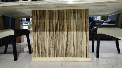 6-Seater Custom Made Dining Set with Marble Table