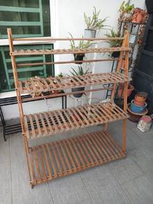 4-Tier wooden shelf