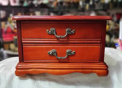 Vintage Wooden Jewelry Box,  Wooden Jewelry Box, M