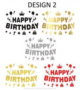 CFS8 Sticker Happy Birthday Balloon Party Decorati