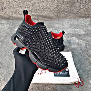 Louboutin Neoprene Logo Sneakers