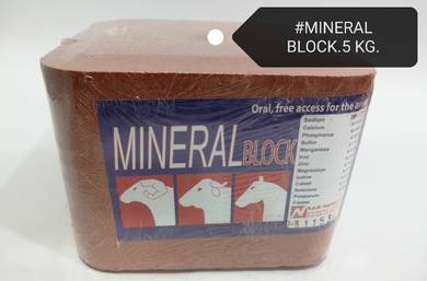 Mineral Block 5kg Sheep Cow Lembu Kambing Horse