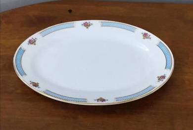 Vintage oriental oval tray