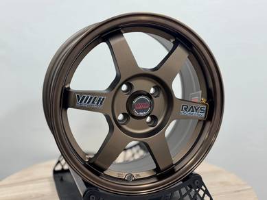 NEW 15 TE37 Rim Myvi City Jazz Vios Yaris Almera