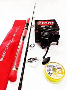 Maguro expert shooter rod combo penn persuit reel