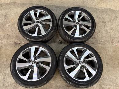Rim original toyota yaris 16 inch tayar toyo