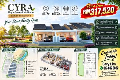 1-storey Terraced House in Bandar Sri Sendayan,NSN
