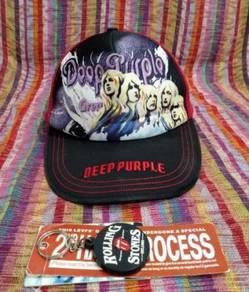 Rare cap topi band DEPP PURPLE rock lagendry