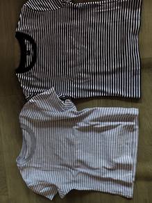 Uniqlo Stripe kids T 2in1