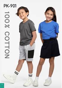 100% Standard Cotton Round Neck T Shirt 170gsm Kid
