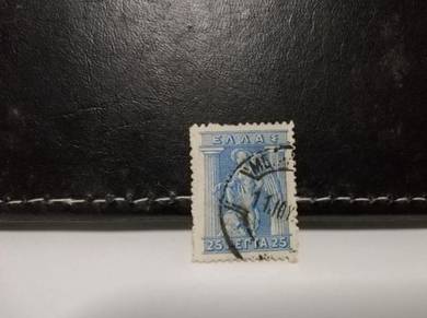 1911 Greece Stamp Angel