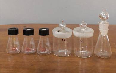 Mini glass jar bottles 6